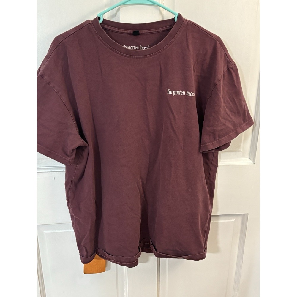 Forgotten Faces Angel Wings Shirt *flaw Size Medium